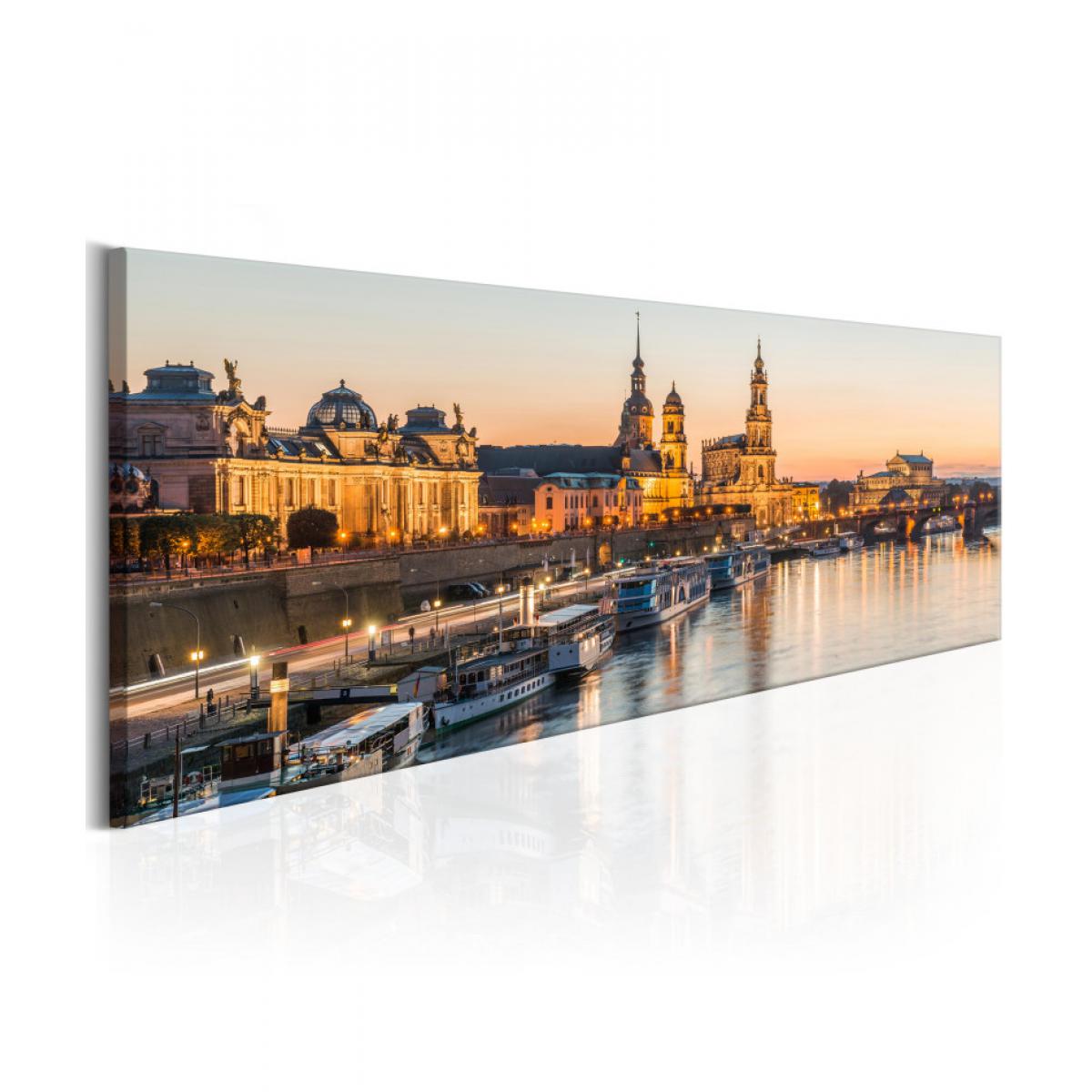 Artgeist - Tableau - Beautiful Dresden 120x40 - Tableaux, peintures