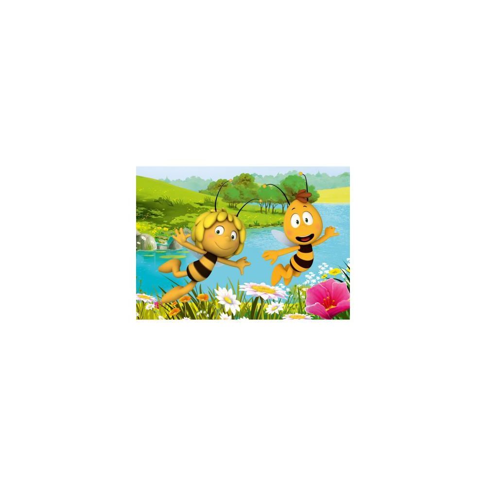 Maya Labeille - Maya l'abeille Tapis enfant MAYA ET WILLY Tapis Polyamide - Tapis