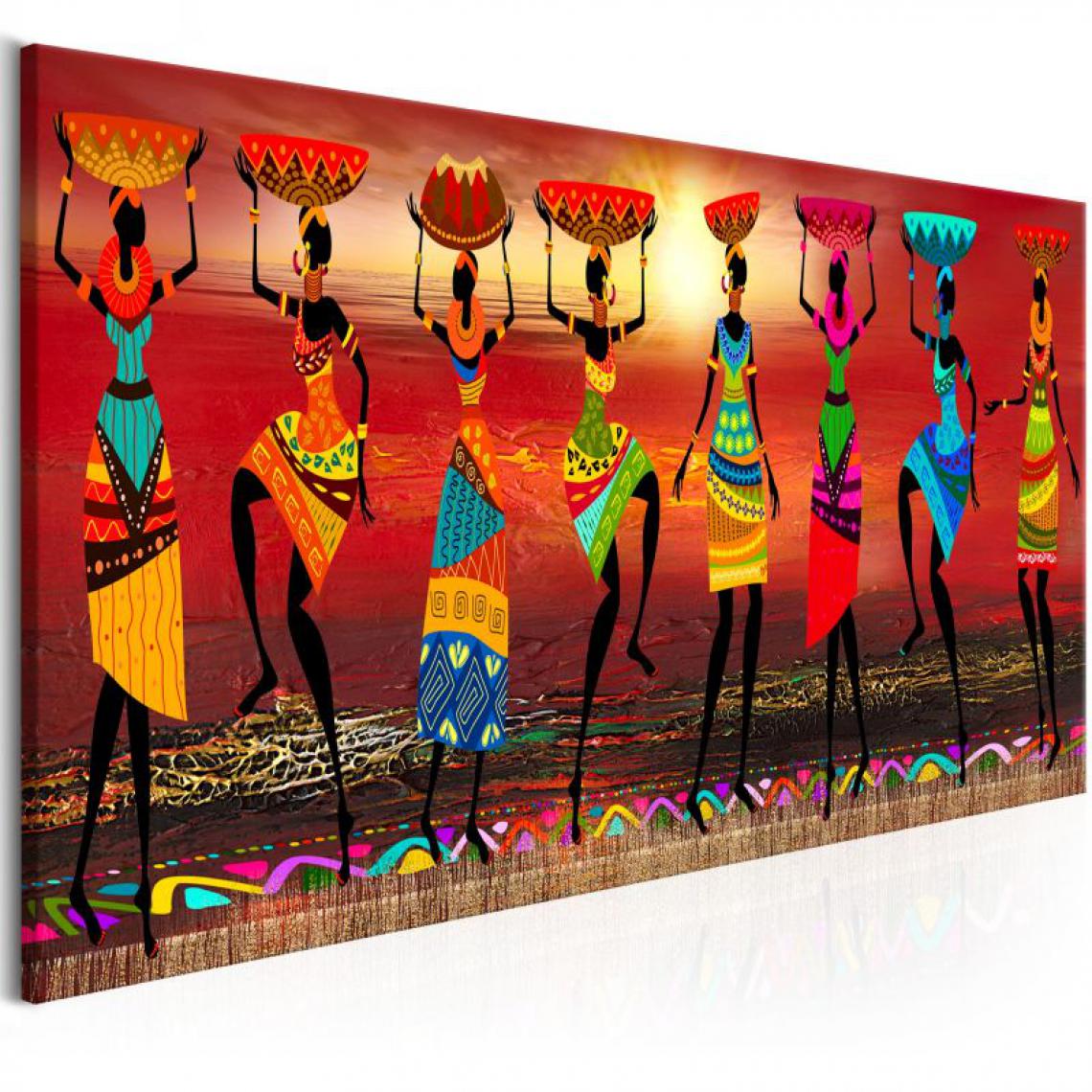 Artgeist - Tableau - African Women Dancing .Taille : 120x40 - Tableaux, peintures