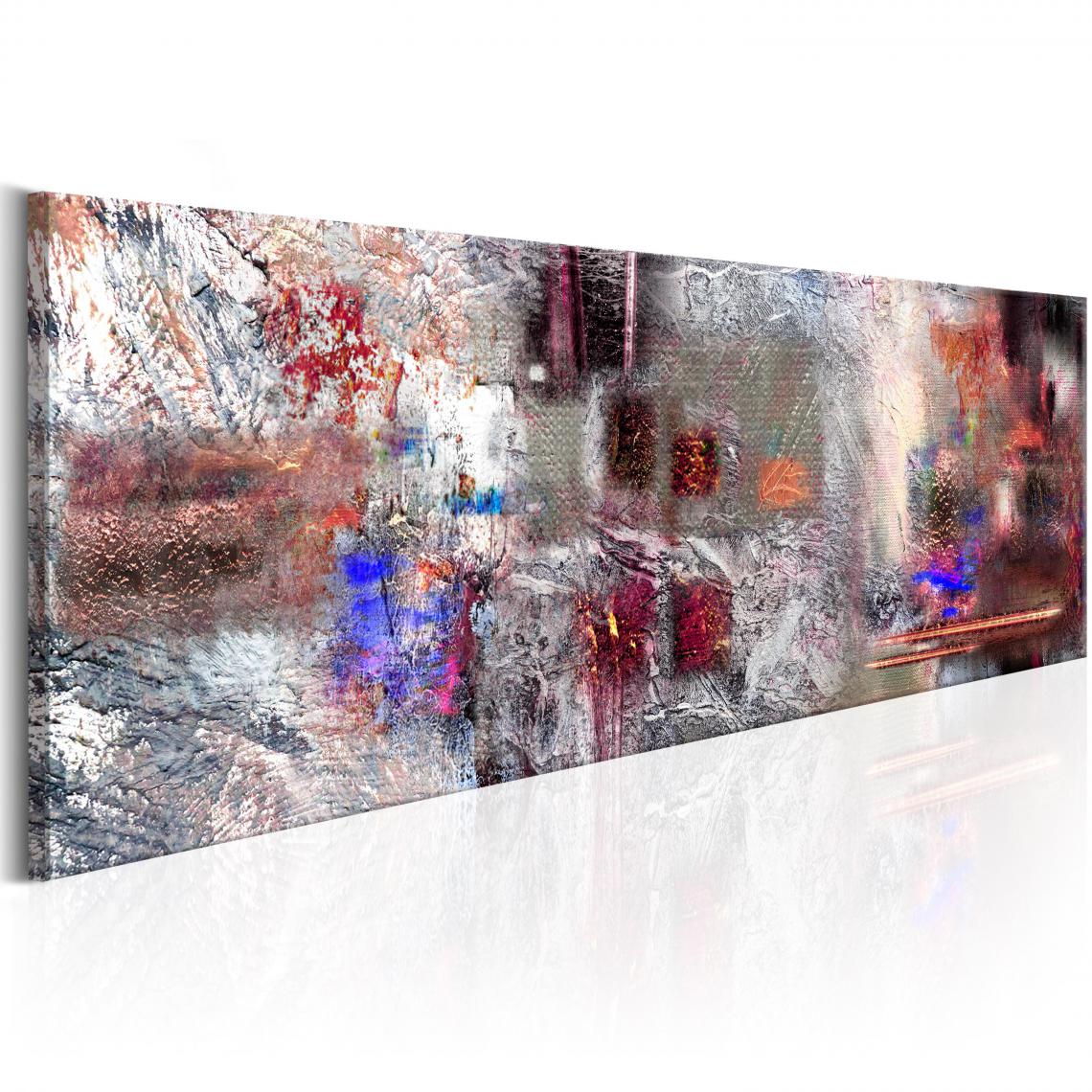 Decoshop26 - Tableau sur toile décoration murale image imprimée cadre en bois à suspendre Essence de l'art 135x45 cm 11_0001214 - Tableaux, peintures