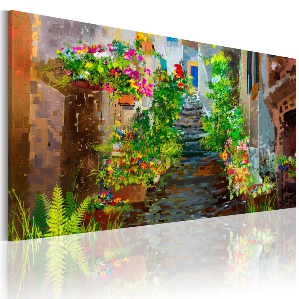 Bimago - Tableau | Provence charmante | 120x60 | | - Tableaux, peintures