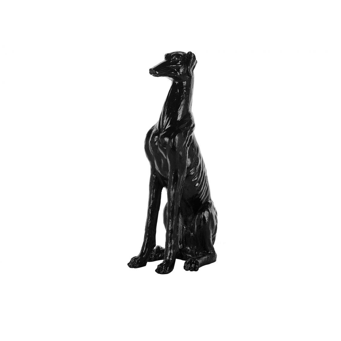 Beliani - Figurine décorative noire GREYHOUND - Statues