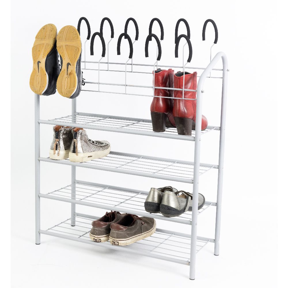 Maison Futee - Range chaussures en métal - 18 paires - Rangements placards et tiroirs