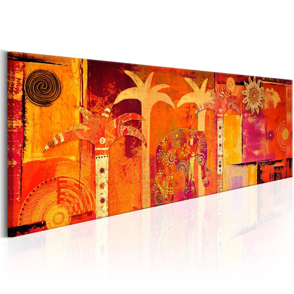 Artgeist - Tableau - African Collage 135x45 - Tableaux, peintures