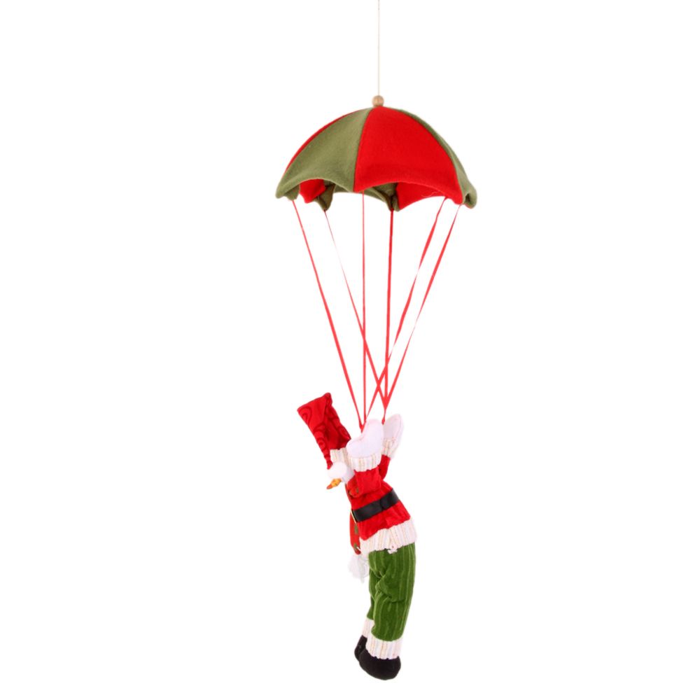 marque generique - Arbre De Noël Pendaison Décoration Bonhomme Vert Dans Parachute Noël Ornement Cadeau - Décorations de Noël