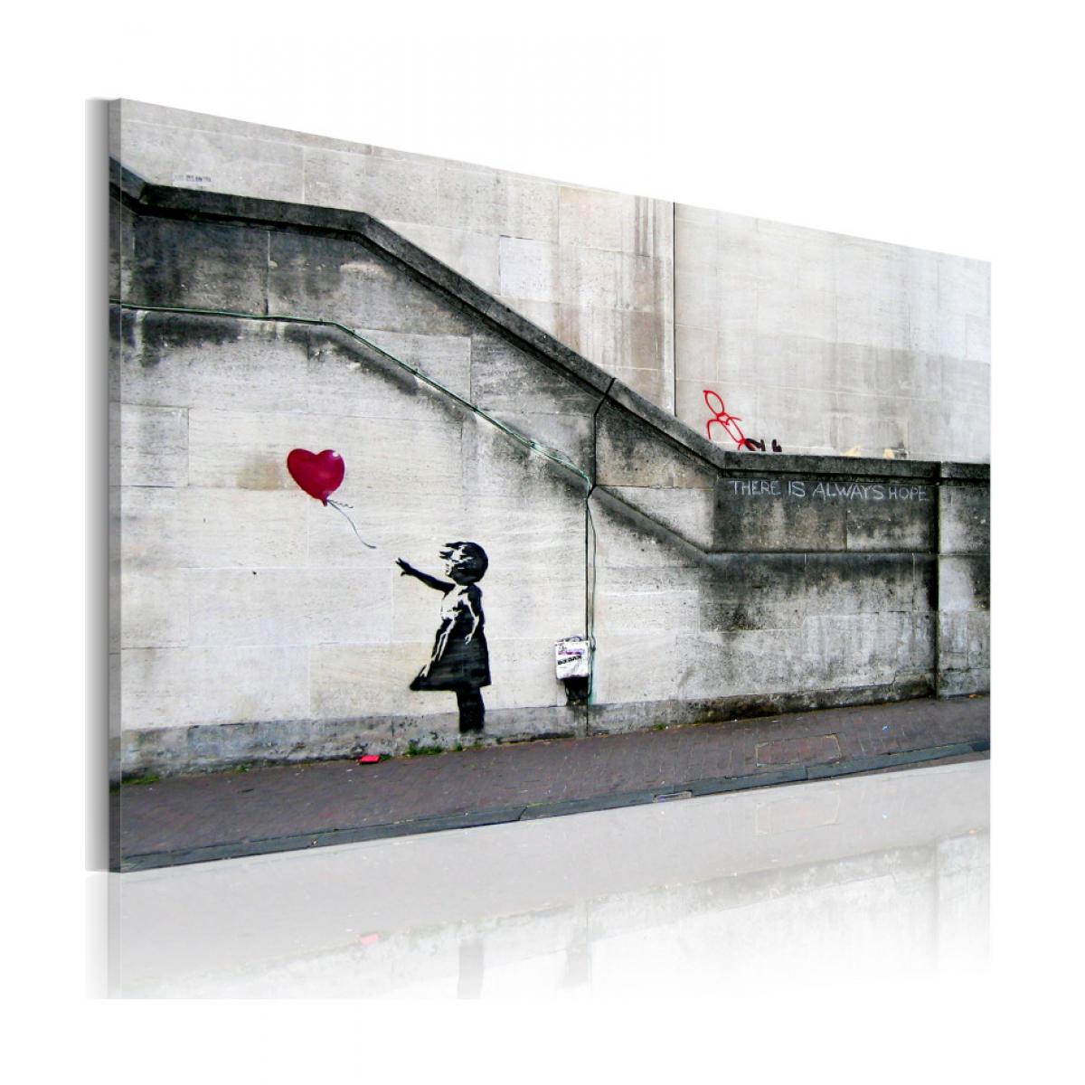 Artgeist - Tableau - Il ya toujours de l'espoir (Banksy) 60x40 - Tableaux, peintures