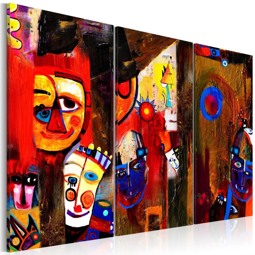 Artgeist - Tableau peint à la main - Abstract Carnival - Tableaux, peintures