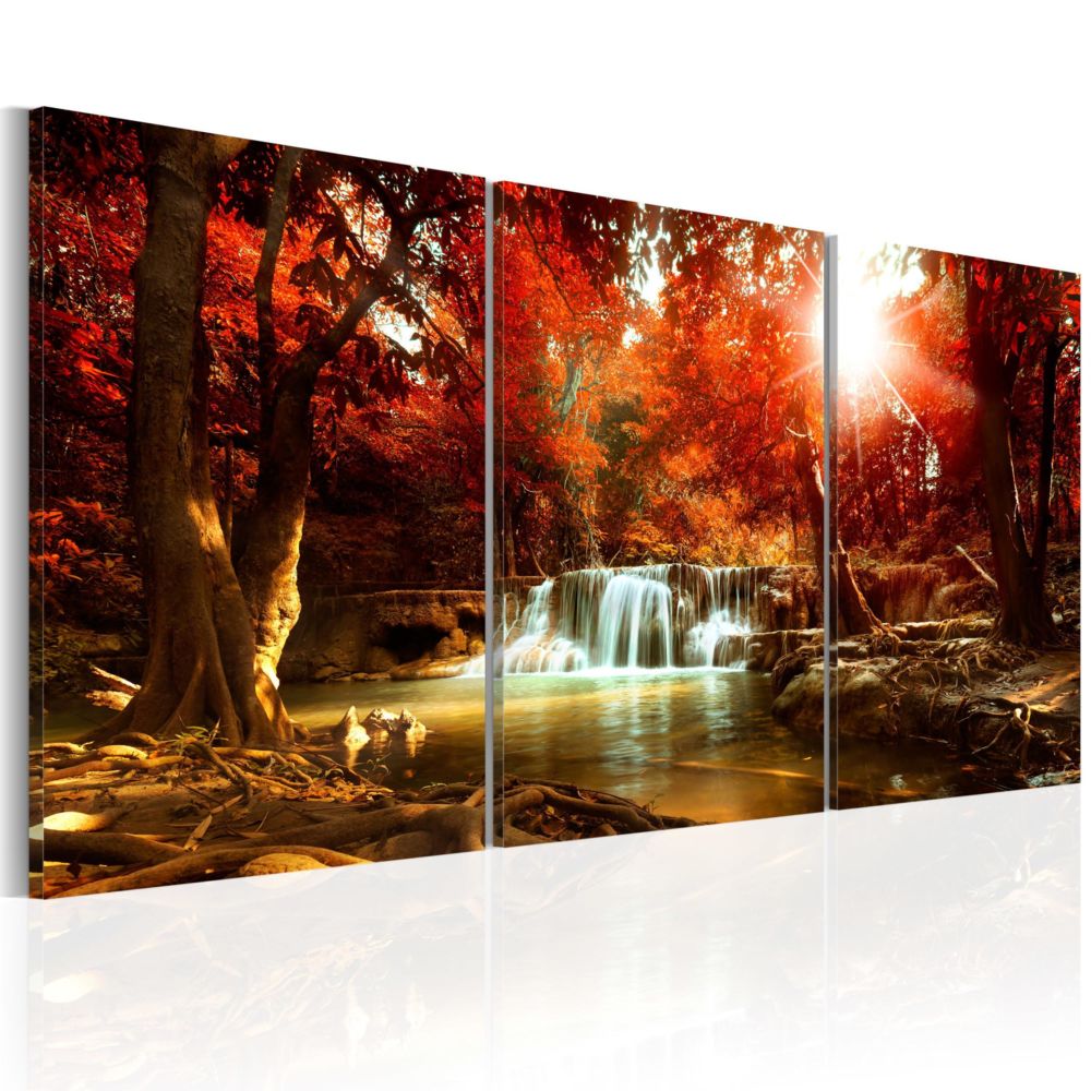 Artgeist - Tableau - Autumnal Calm 60x30 - Tableaux, peintures