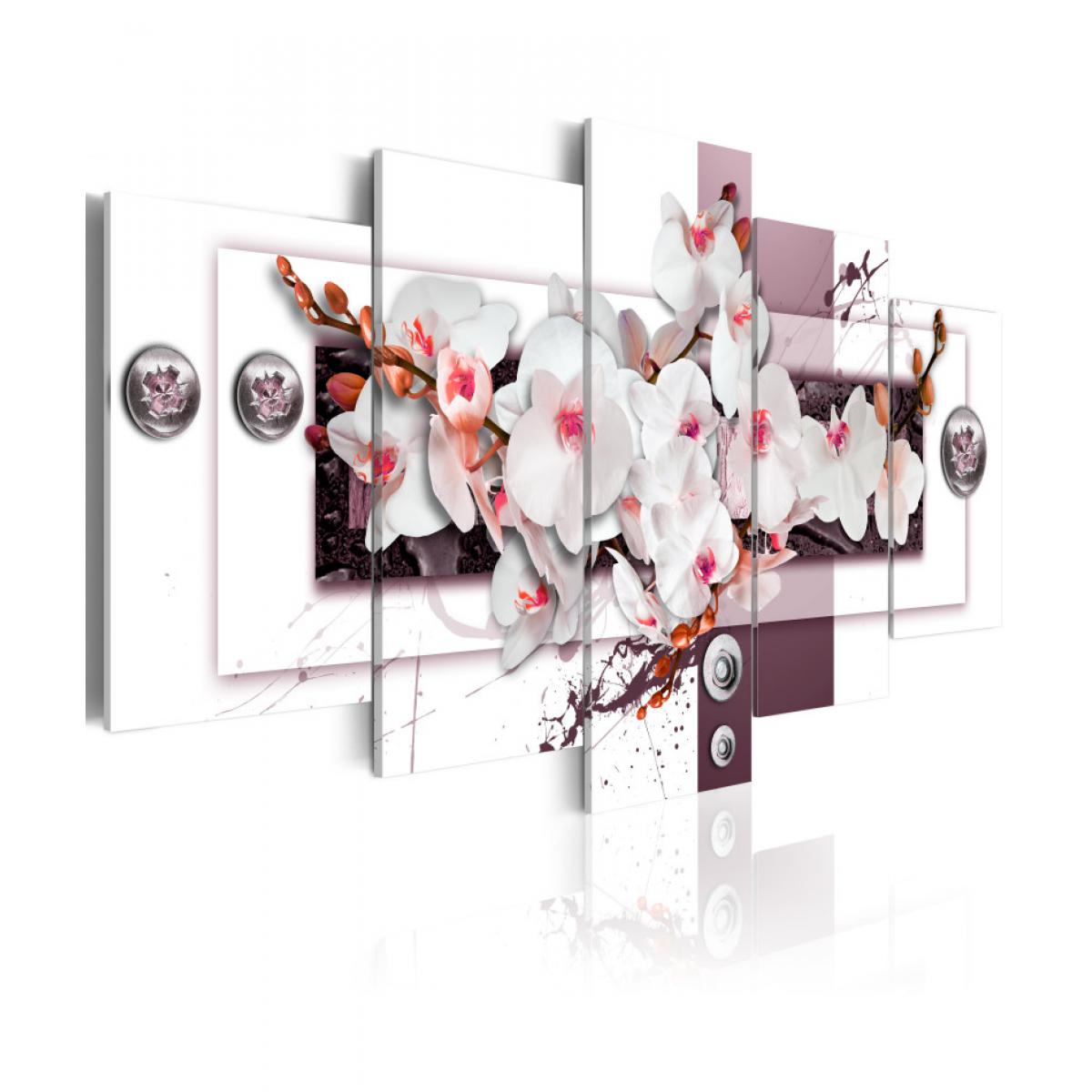 Artgeist - Tableau - Orchid's Mechanism 100x50 - Tableaux, peintures