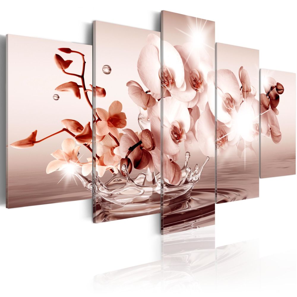 Bimago - Tableau - Orchidée lyrique - Décoration, image, art | Abstraction | Fleurs et plantes | - Tableaux, peintures
