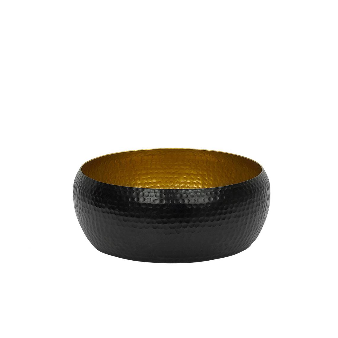 Beliani - Bol décoratif noir et doré BANHA - Vide-poches