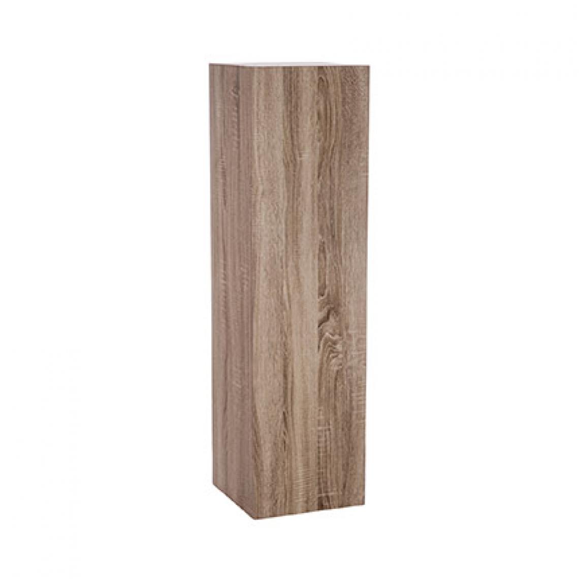 Paris Prix - Sellette carrée 30x30x110cm en bois - Rangements placards et tiroirs