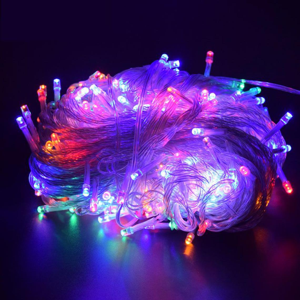 Generic - LED Guirlande Lumineuse   Étanche avec  500  Lampes  pour l’Espace Extérieur  100 m -Multicolore - Décorations de Noël