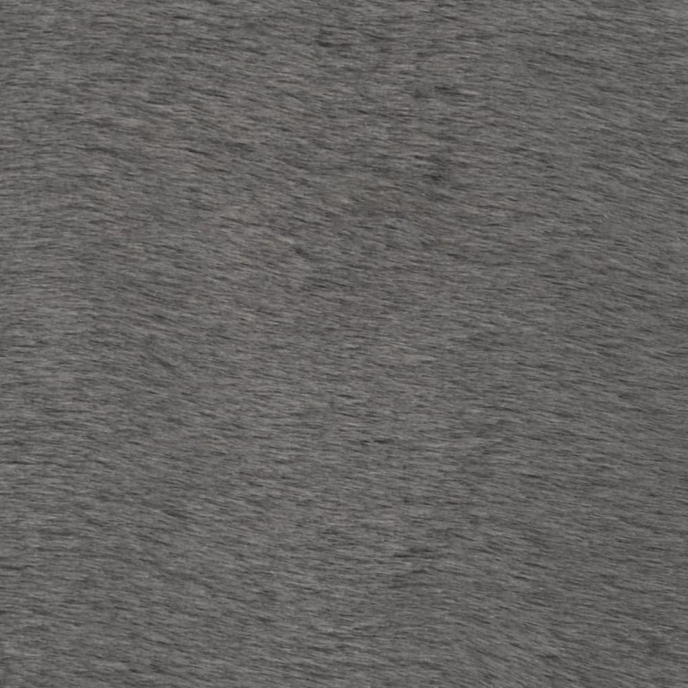 marque generique - Icaverne - Petits tapis ligne Tapis 140x200 cm Fausse fourrure de lapin Gris foncé - Tapis