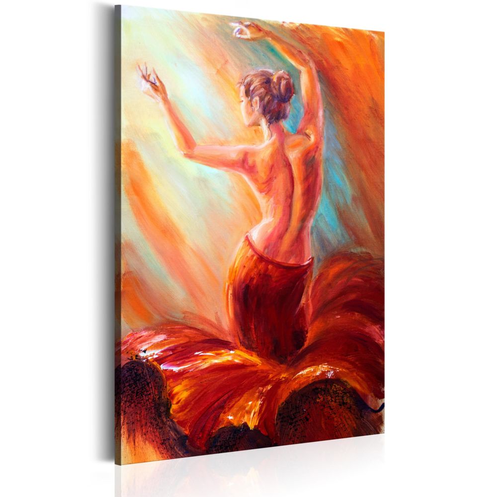 Bimago - Tableau - Dancer of Fire - Décoration, image, art | Personnages | Femme | - Tableaux, peintures