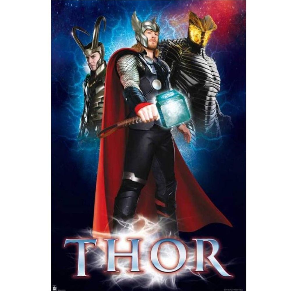 Avengers - Affiche 3 personnages Thor - Affiches, posters