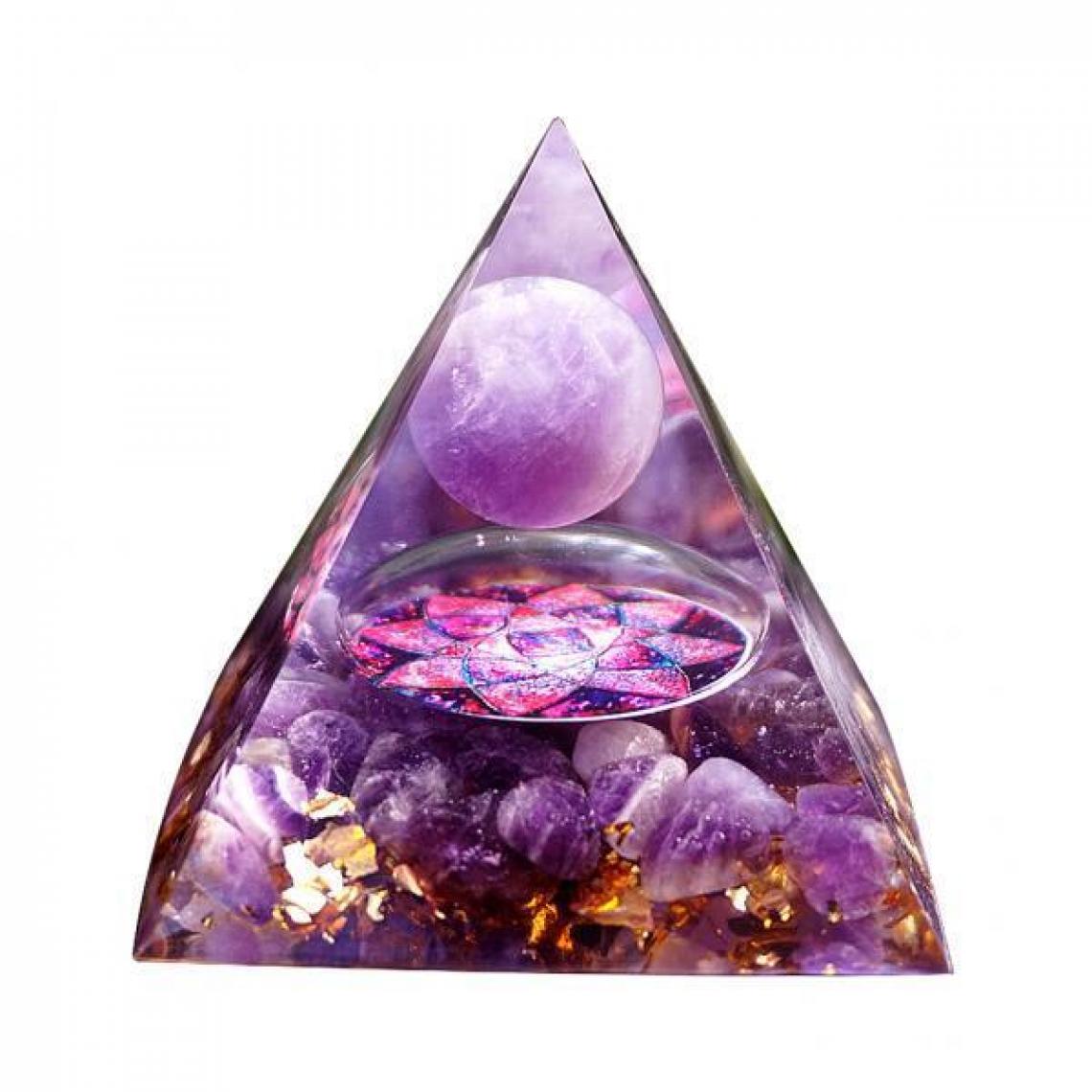 marque generique - pyramide orgonite quartz rose amour moule - Objets déco
