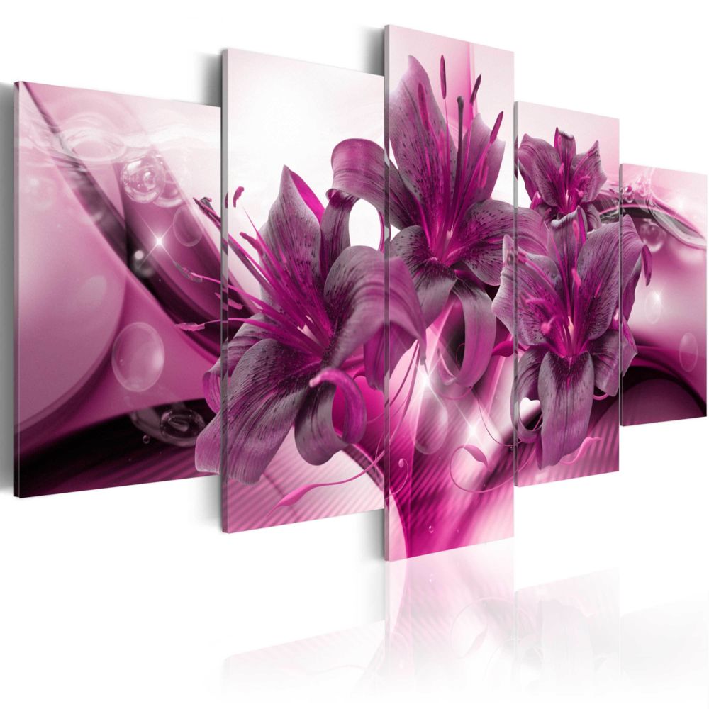 Bimago - Tableau - Tempérament du couleur - Décoration, image, art | Abstraction | Fleurs et plantes | - Tableaux, peintures