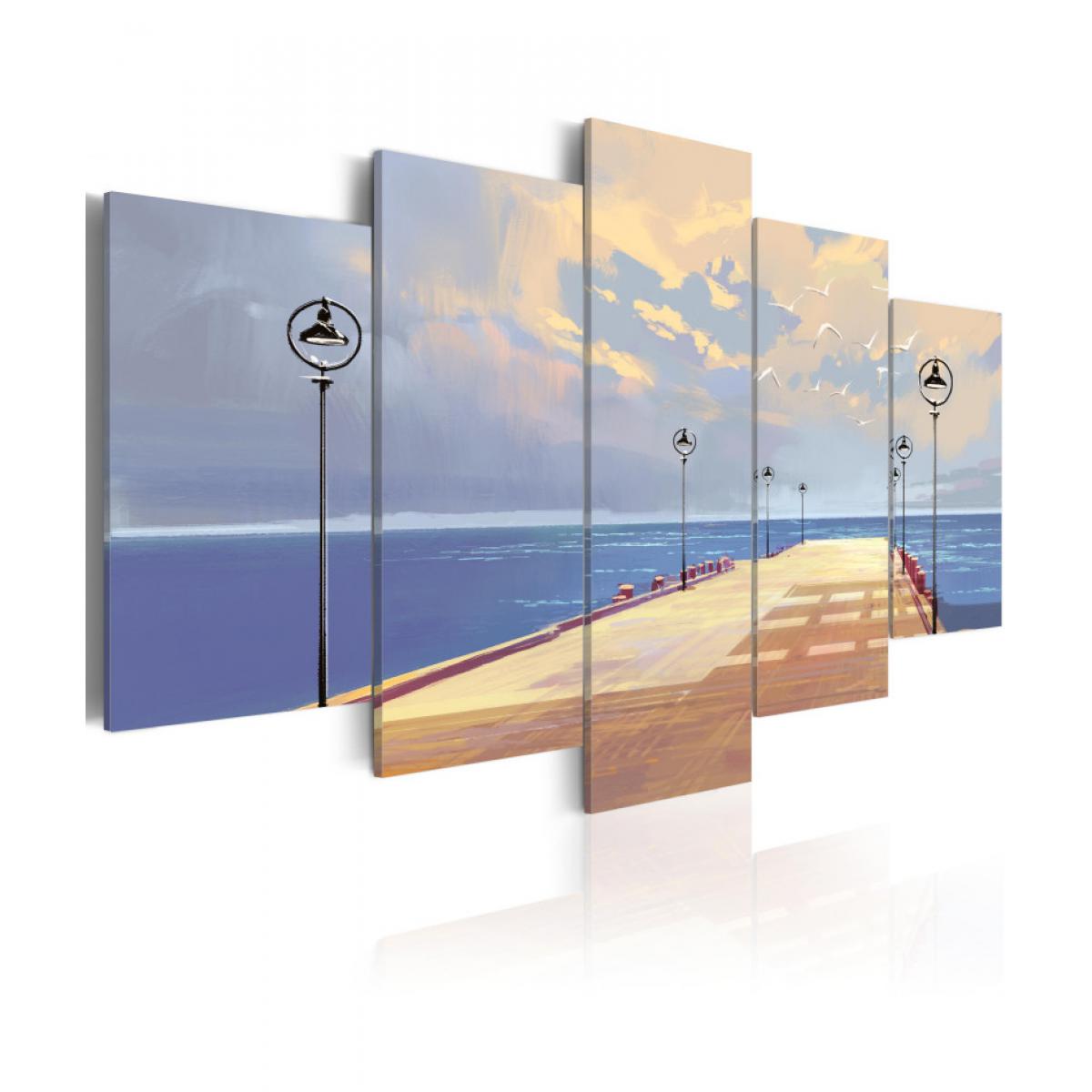 Artgeist - Tableau - Seaside Walk 200x100 - Tableaux, peintures