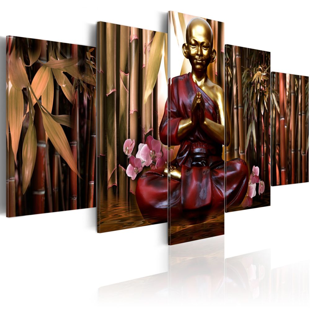 Bimago - Tableau | Bamboo temple | 100x50 | Zen | - Tableaux, peintures