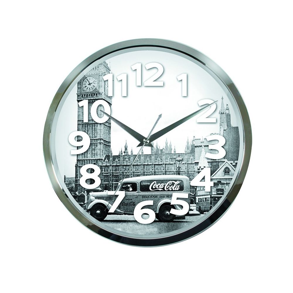 Metronic - Horloge Coca-Cola 33 cm London Wall Clock - Horloges, pendules