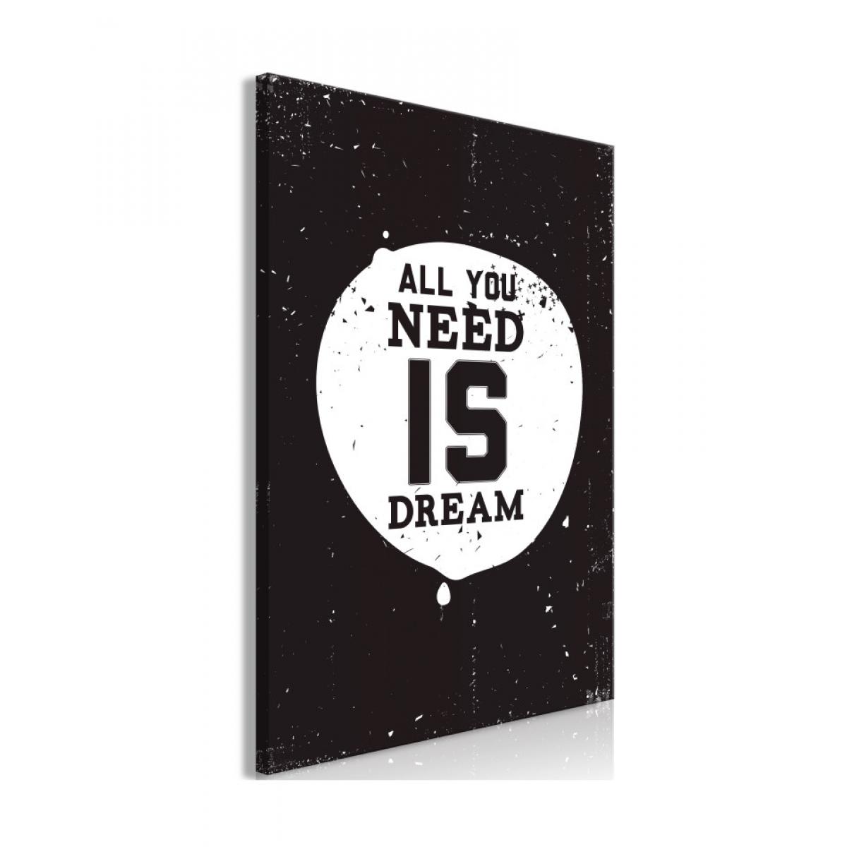 Artgeist - Tableau - All You Need Is Dream (1 Part) Vertical 40x60 - Tableaux, peintures