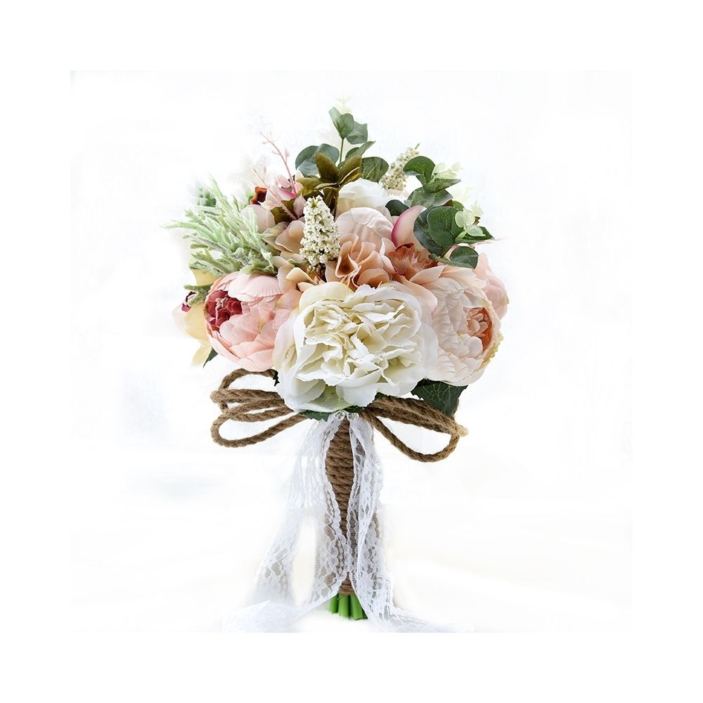 Wewoo - Mariage tenant des fleurs bouquet de mariée accessoires demoiselle d'honneur partie de fournitures de décoration, Diamètre: 24cm - Décorations de Noël
