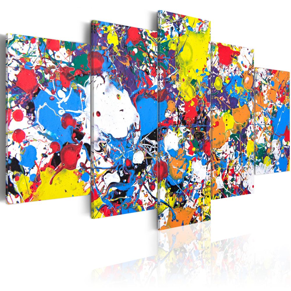 Bimago - Tableau - Colourful Imagination - Décoration, image, art | Abstraction | Multicolores | - Tableaux, peintures