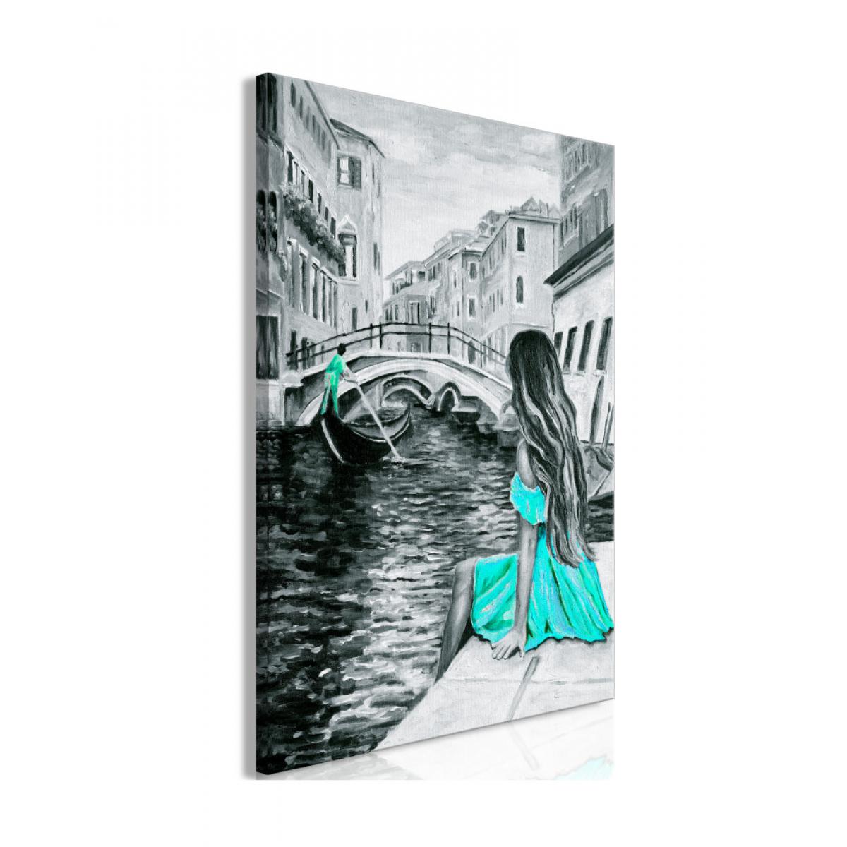 Artgeist - Tableau - Far Dreams (1 Part) Vertical Blue 80x120 - Tableaux, peintures