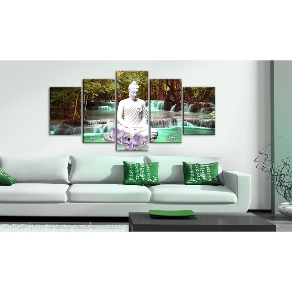 marque generique - 100x50 Tableau Zen Distingué Nature Sanctuary - Tableaux, peintures