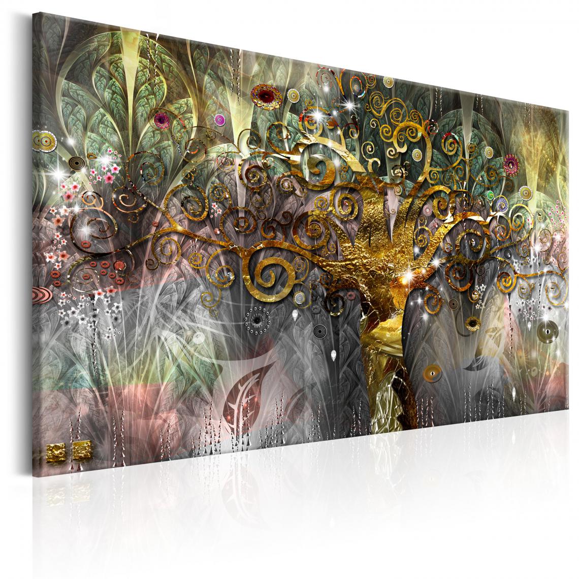 Decoshop26 - Tableau sur toile décoration murale image imprimée cadre en bois à suspendre Talisman précieux 90x60 cm 11_0001364 - Tableaux, peintures