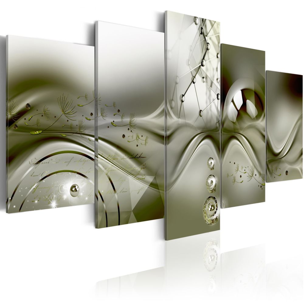 Bimago - Tableau - Green Configuration - Décoration, image, art | Abstraction | Modernes | - Tableaux, peintures