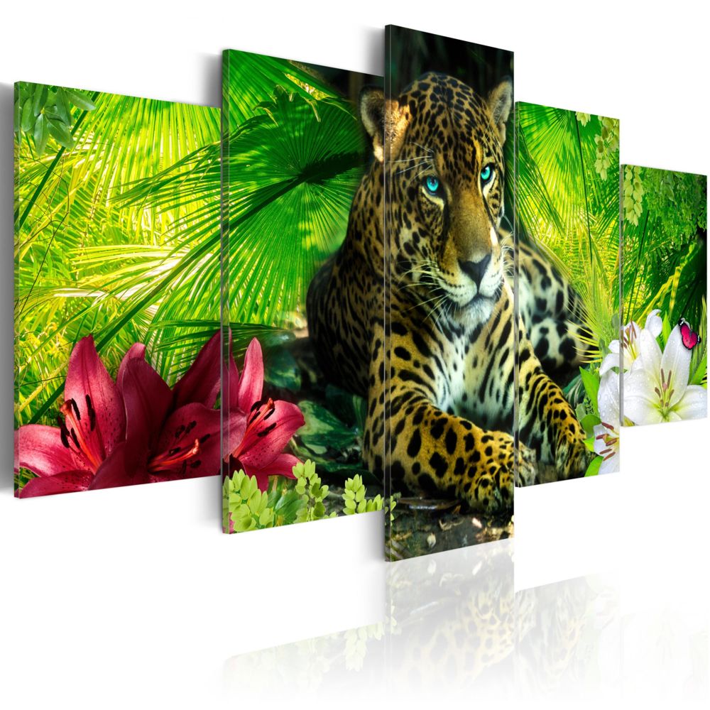 Bimago - Tableau - Jaguar - Décoration, image, art | - Tableaux, peintures