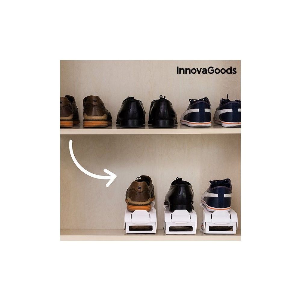 marque generique - Organisateur de Chaussures Réglable Shoe Rack InnovaGoods (6 Paires) - Rangements à chaussures