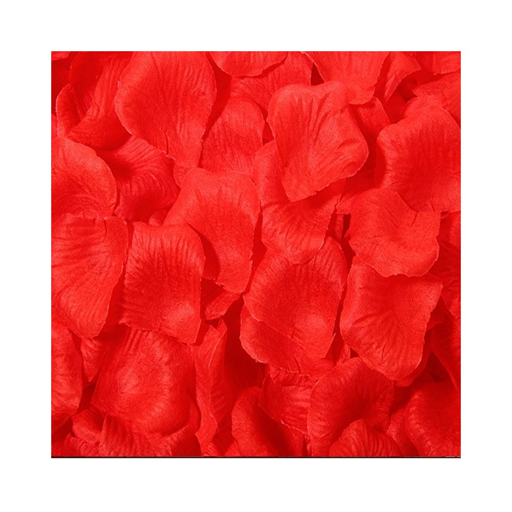 Wewoo - Fleurs Artificielles 1000 PCS Mariage Artificielle De Pétales De Rose Décorations De Rouge - Plantes et fleurs artificielles