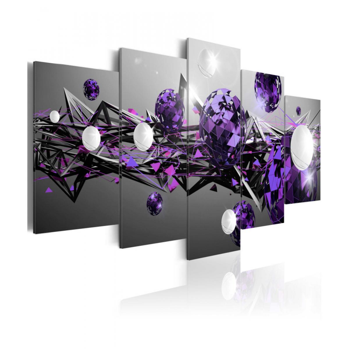 Artgeist - Tableau - Purple Solar System 100x50 - Tableaux, peintures