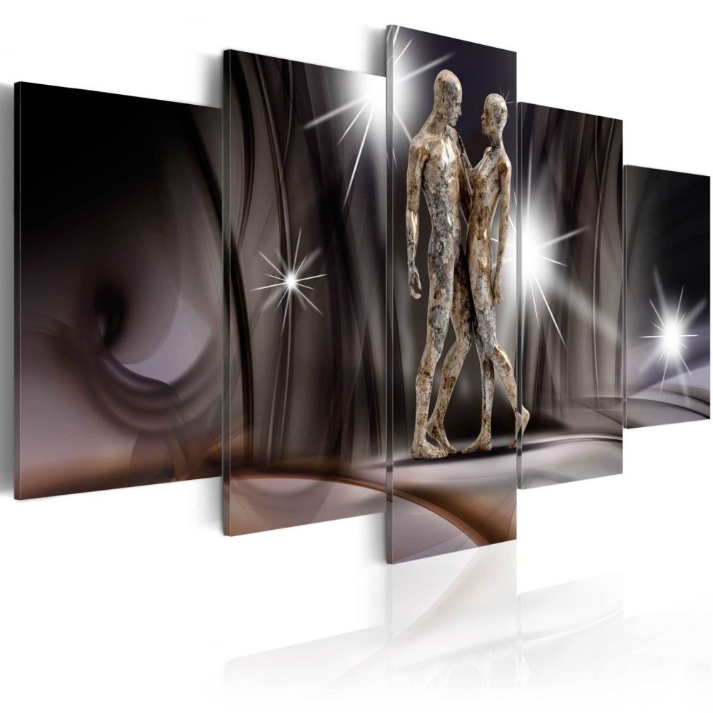 Artgeist - Tableau - Golden touch 100x50 - Tableaux, peintures