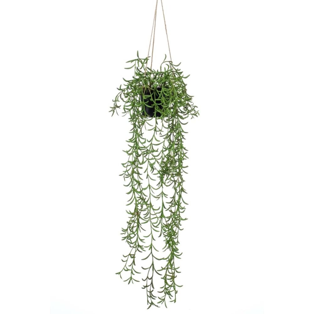 Emerald - Emerald Buisson suspendu senecio artificiel en pot 70 cm - Plantes et fleurs artificielles