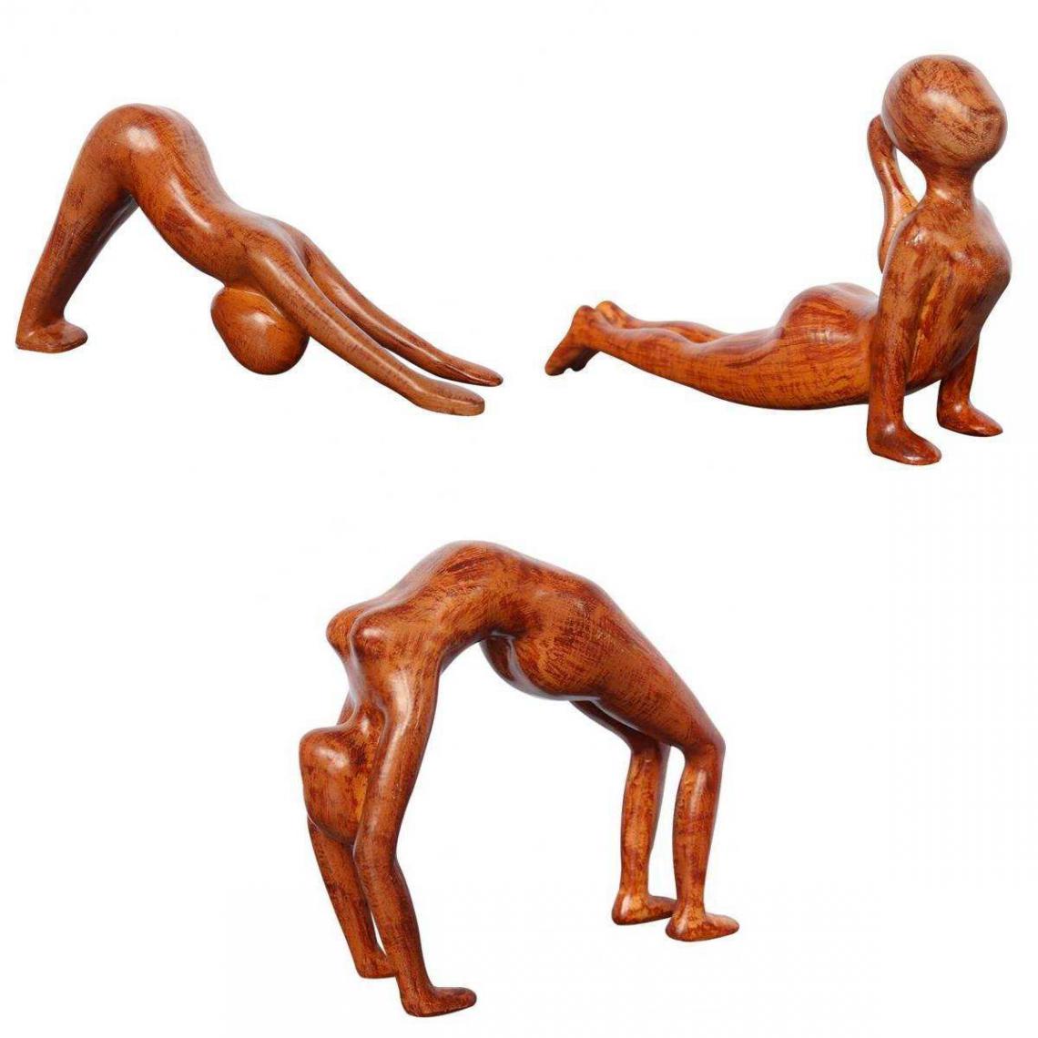 marque generique - Figurines de posture de yoga féminin - Statues