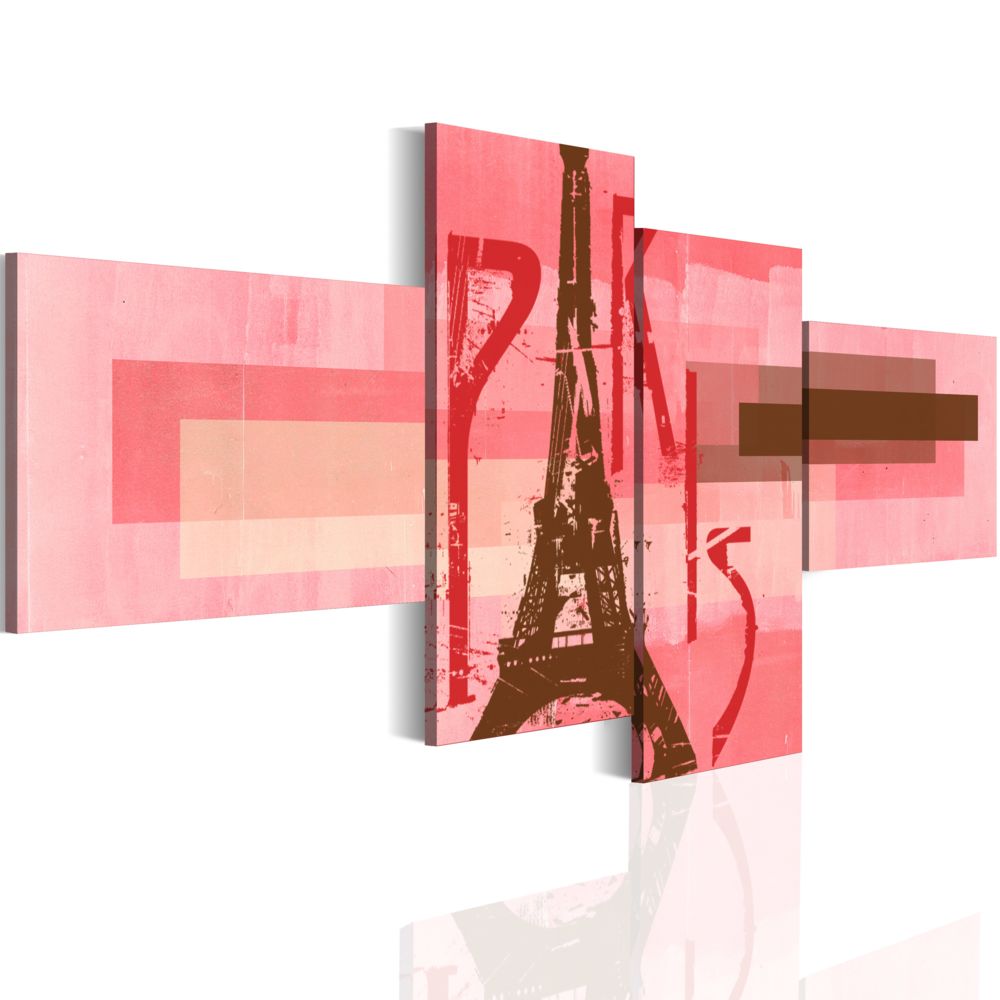 Bimago - Tableau | Eiffel tower | 100x46 | | - Tableaux, peintures